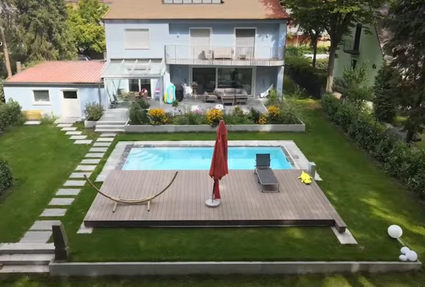 Pool und Quellsteine Video